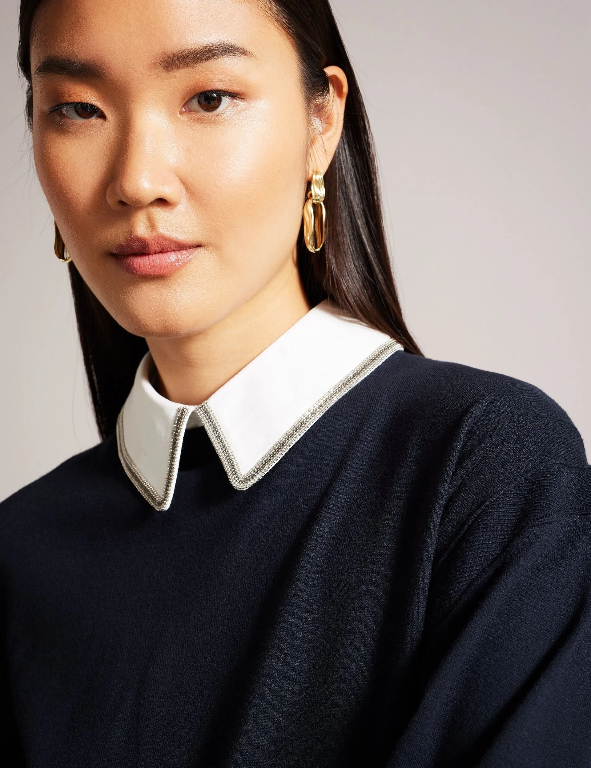 PENNII | NAVY LowImpact Knitting Lounge Outfit