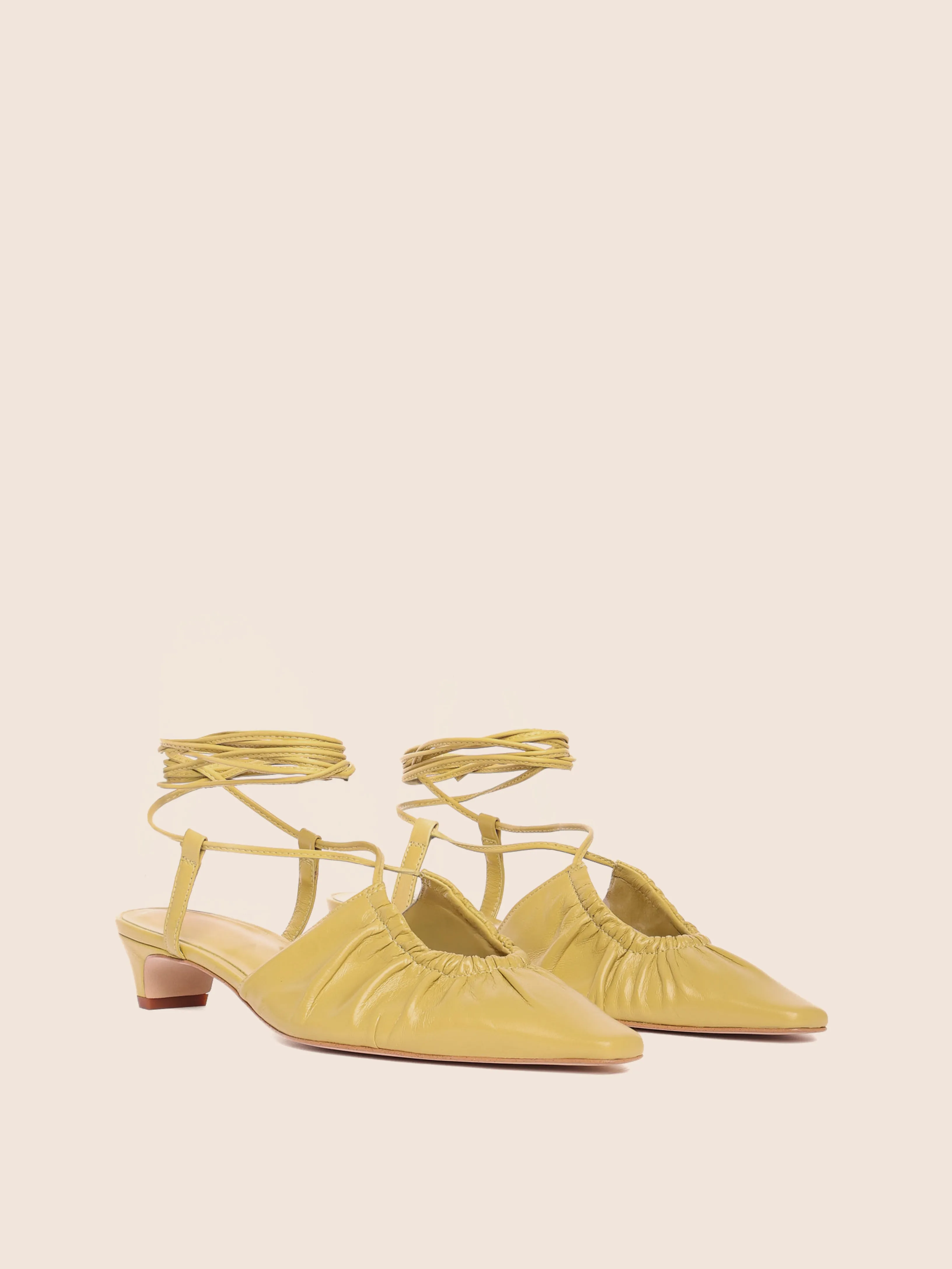 Cute Party Heels Luxury Office Shoes Rafael Acid Green Pump