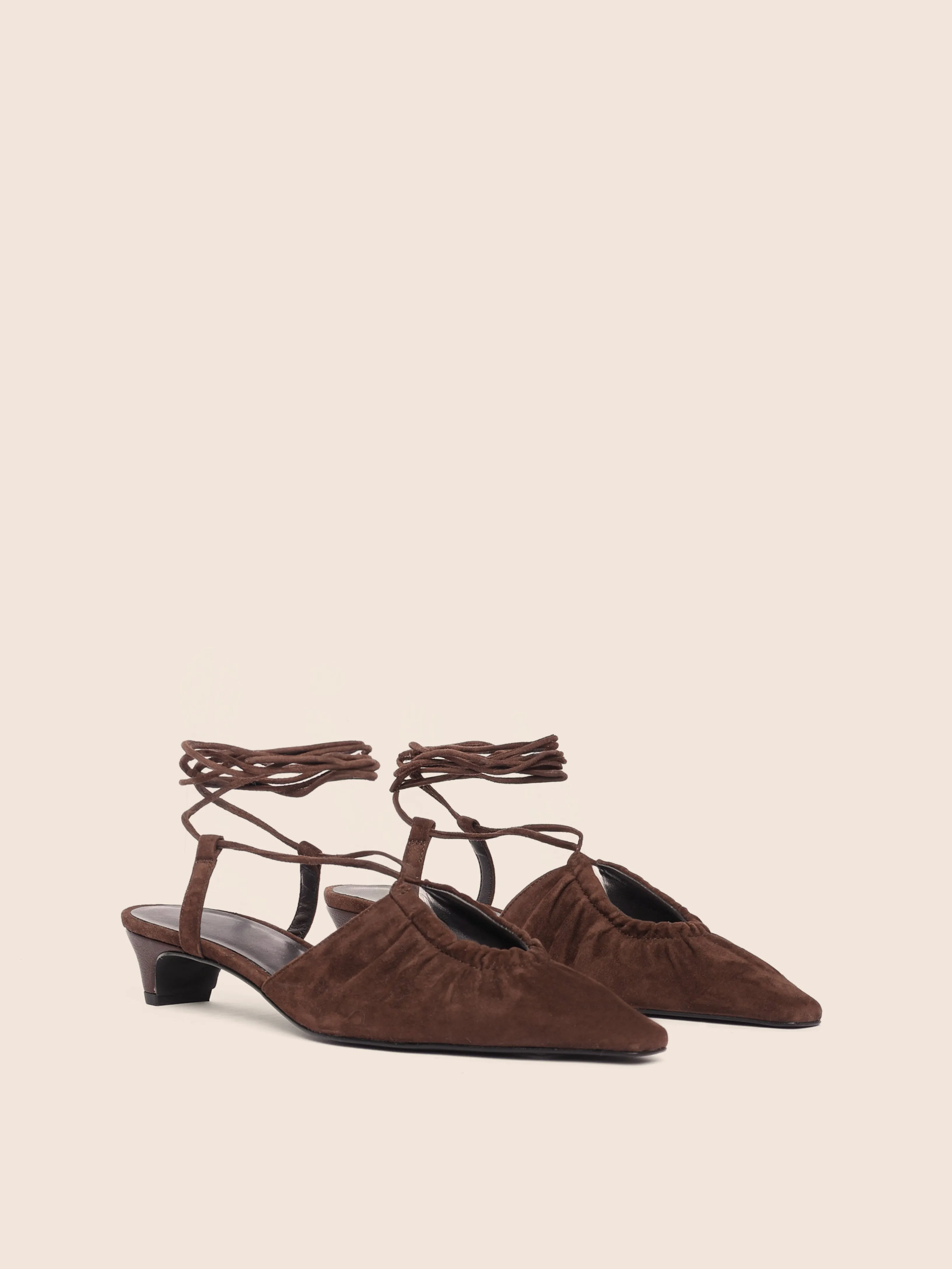 Chic Shoes Rafael Brown Suede Pump