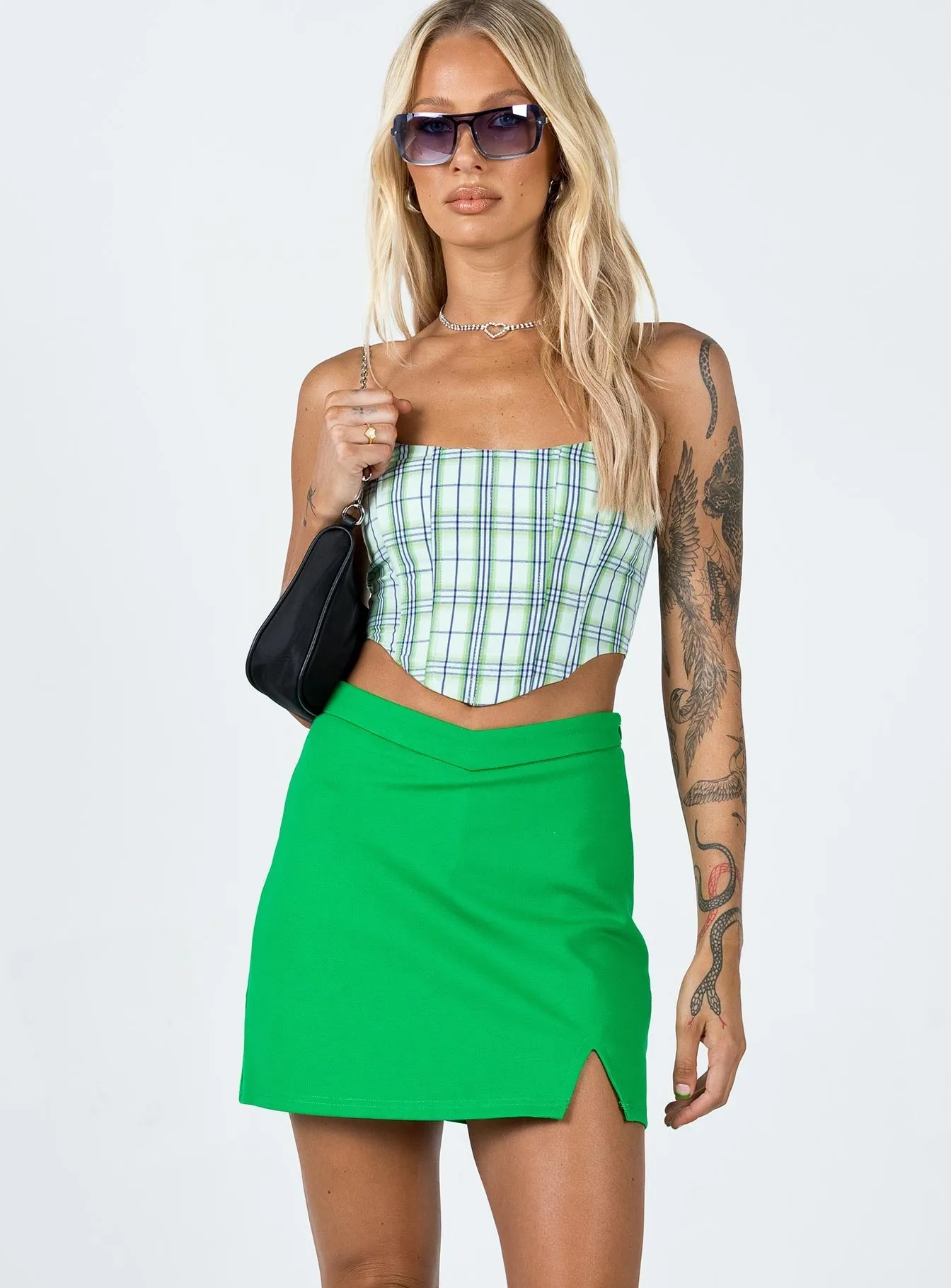 Ravyn Skort Green Chill Look