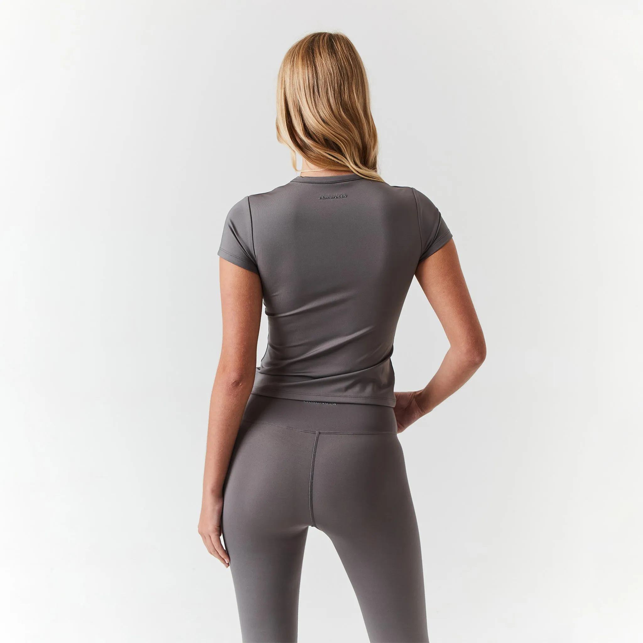 Daily Use Second Skin Crop Top | Grey