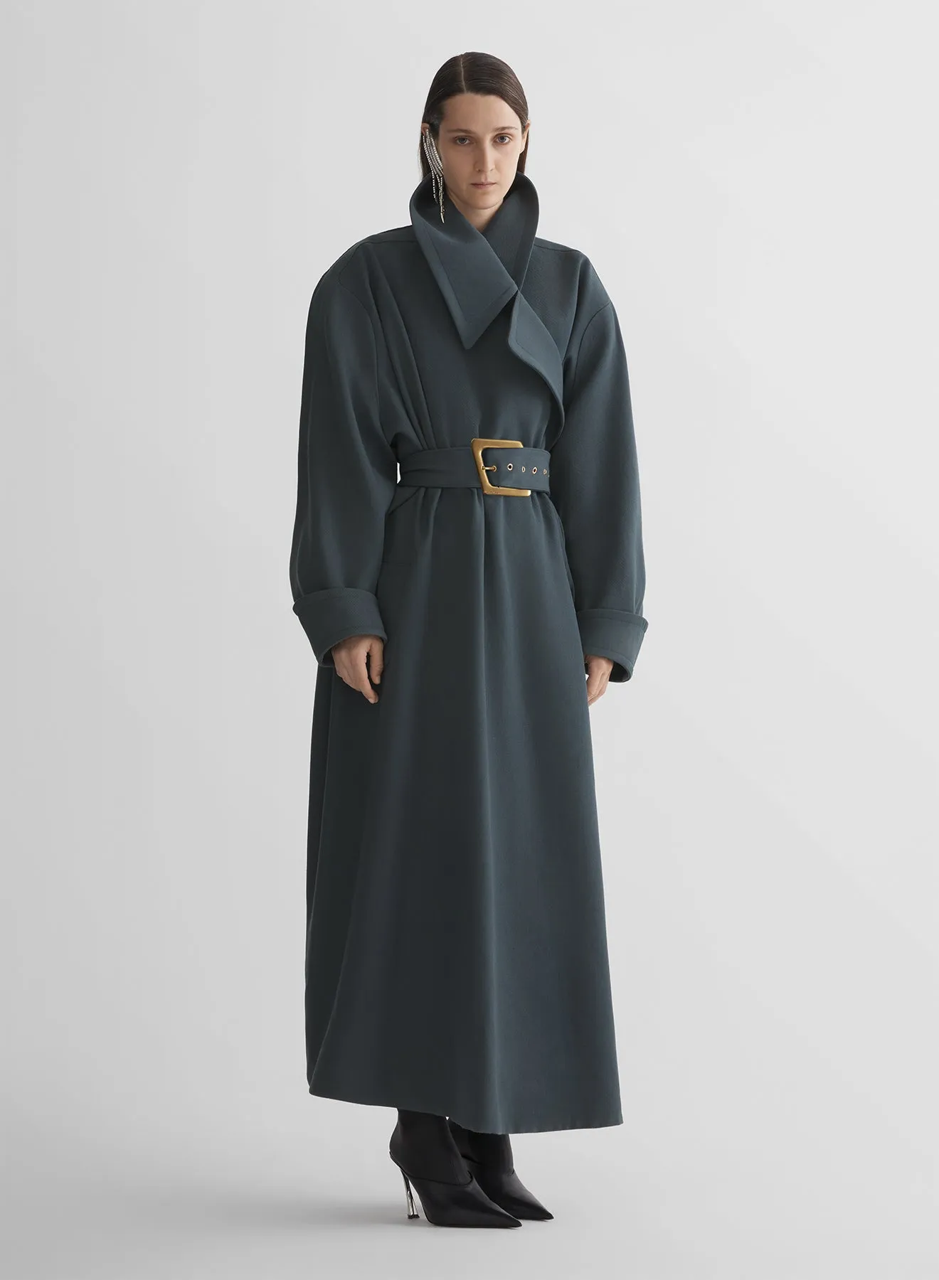 re/edit hiver russe grey trench All Season Compatibility