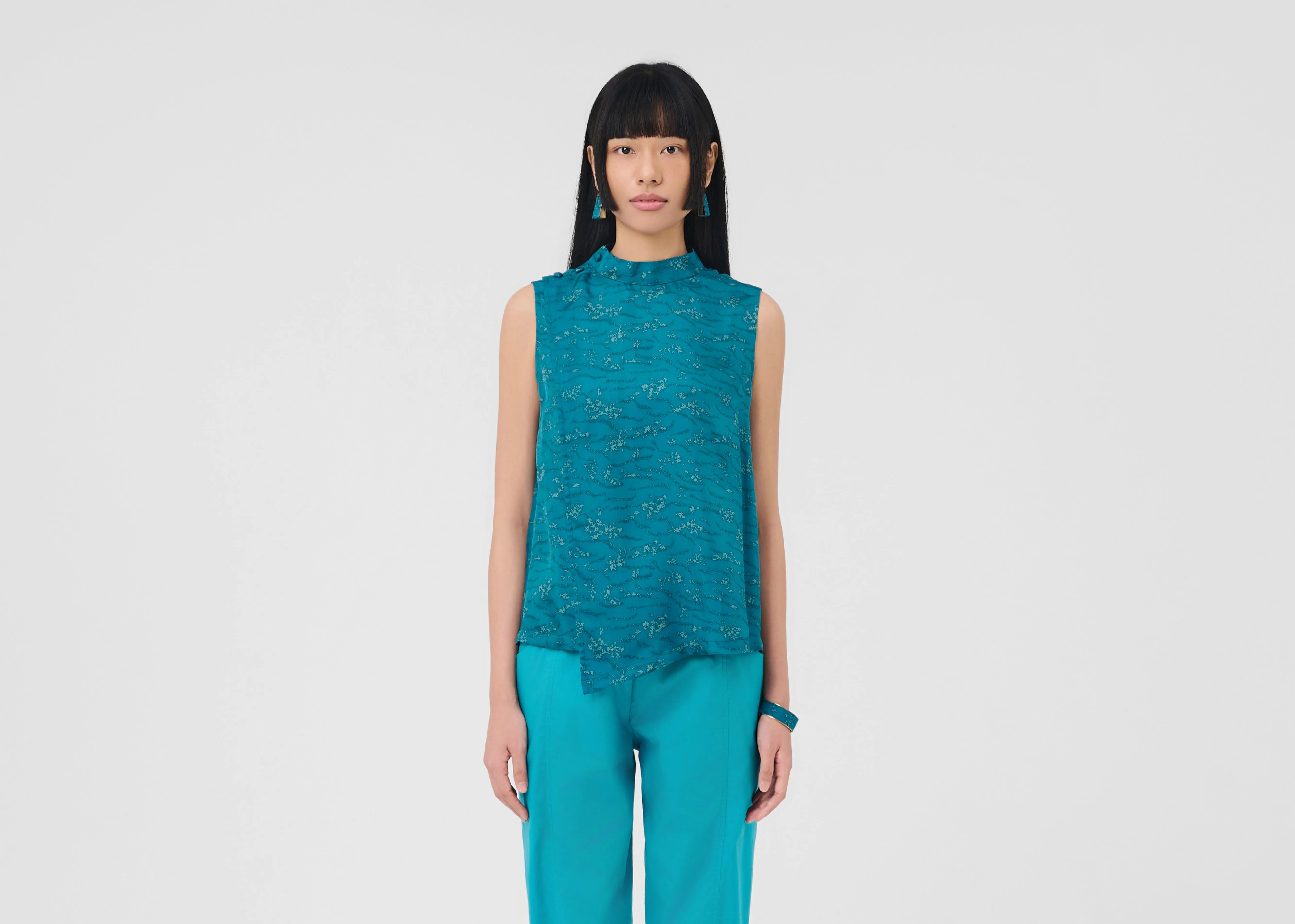 Soft Jersey Reflective Safety Accents BAC LIEU - FOREST CANOPY