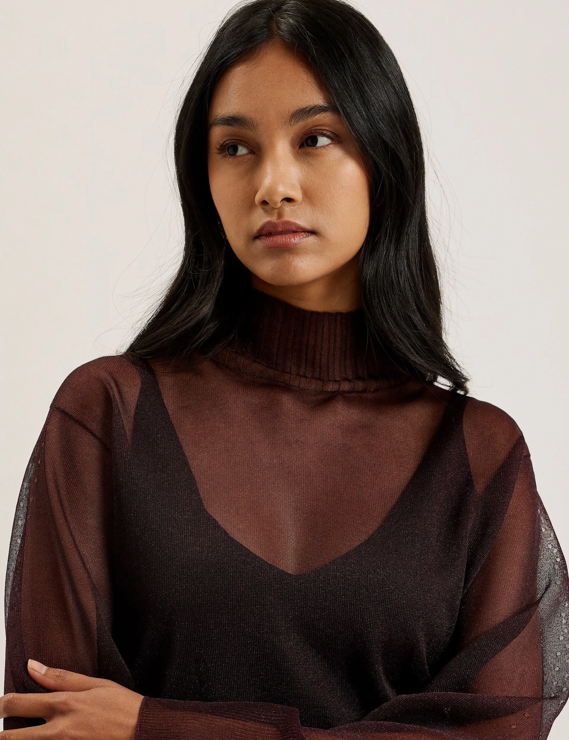 TAYLAW | DK-RED Zero Waste Knitting Technique MoistureWicking Textured Weave