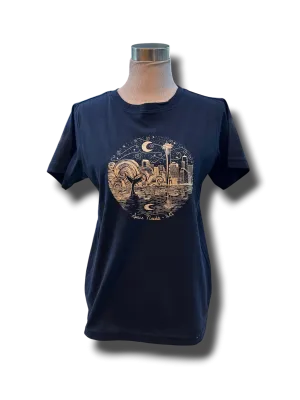 Seattle Etched Tee Elderly clothing
