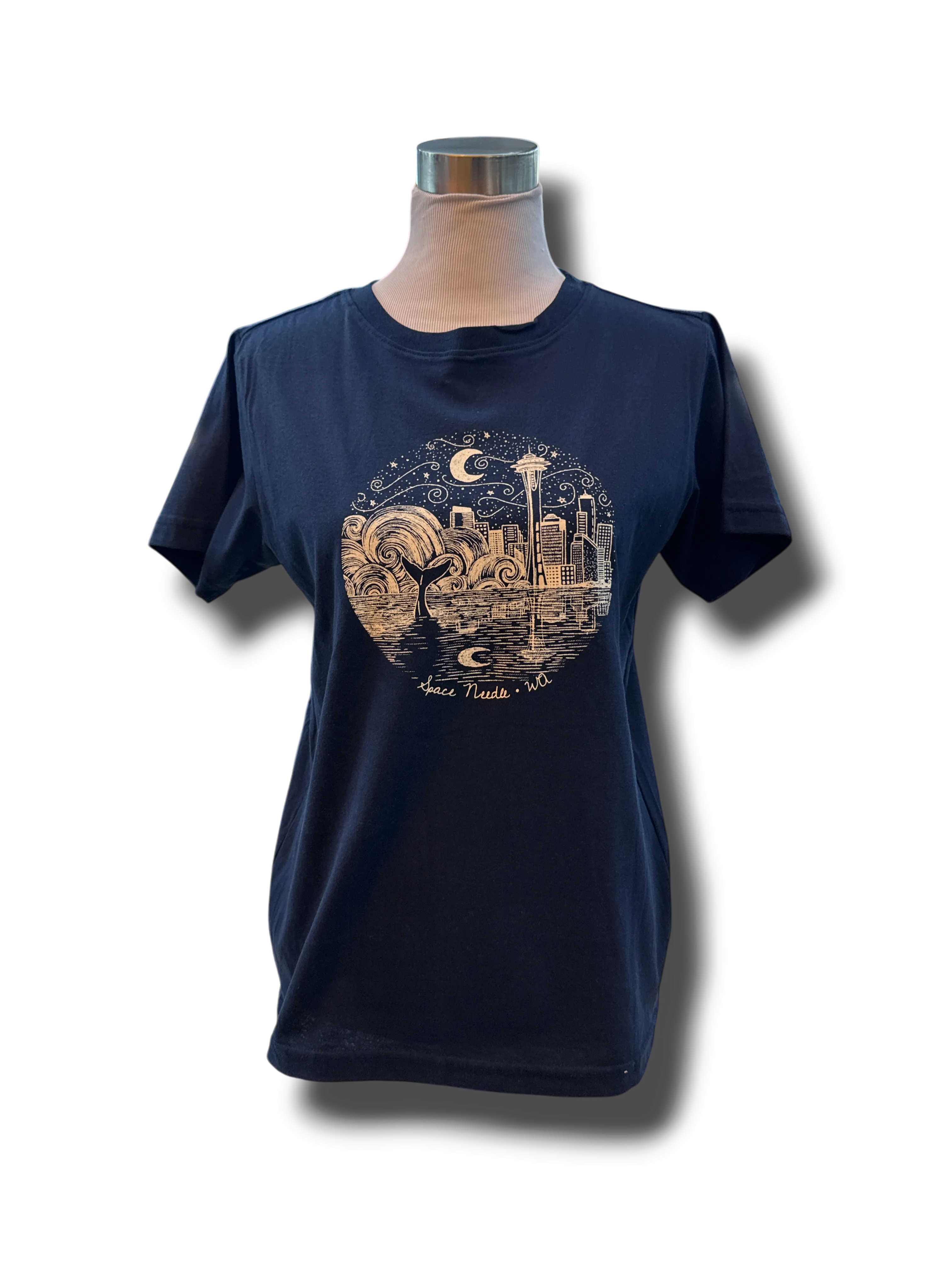 Gym clothing Layered Style Seattle Etched Tee