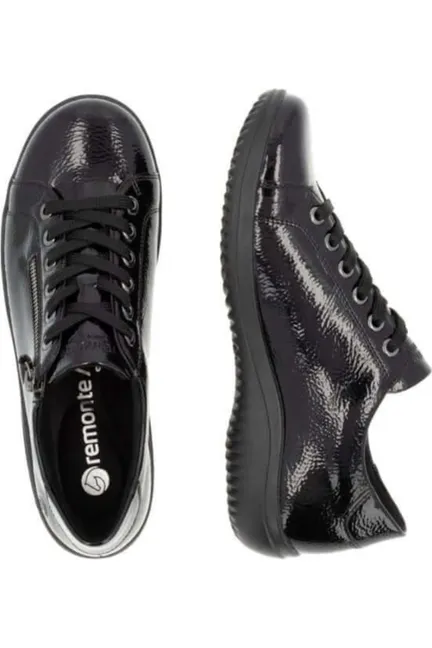 Remonte D1E03-01 Black patent Move Light