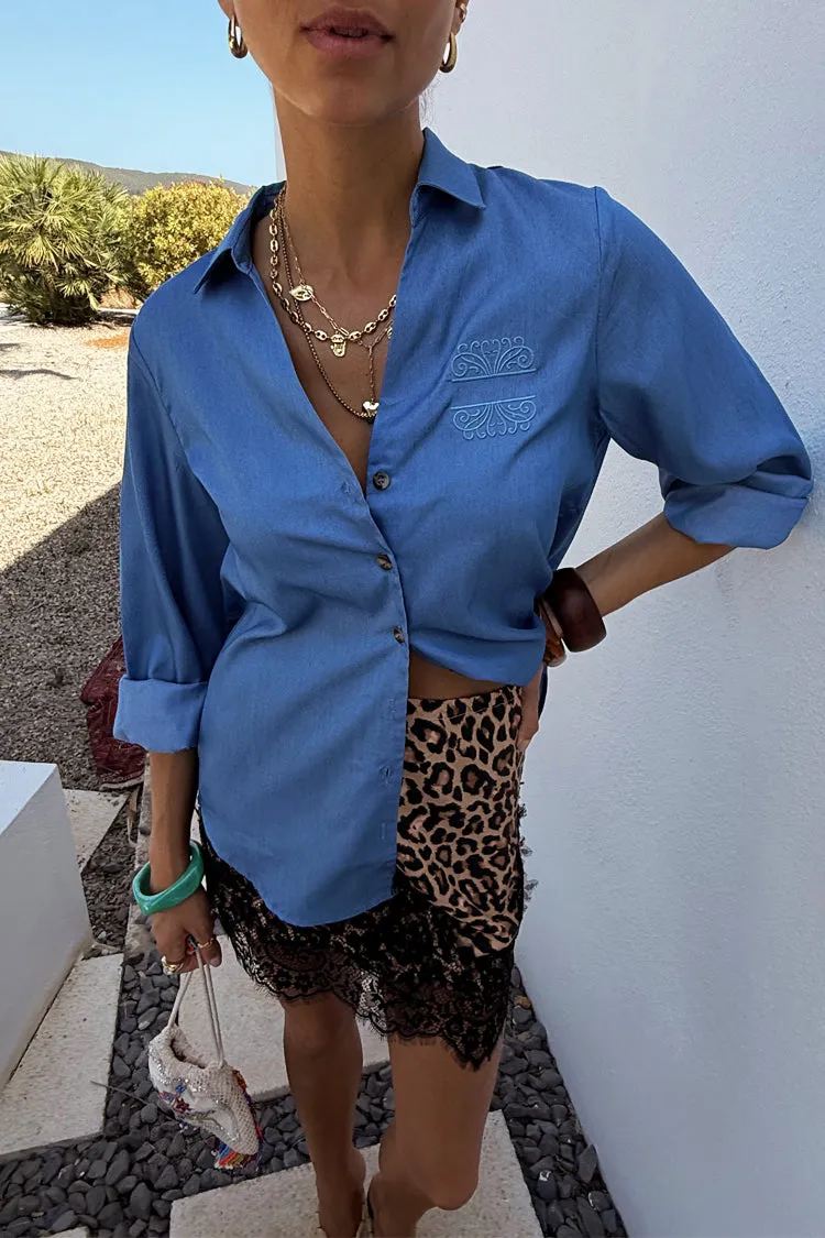 Chambray Miley Shirt Low Impact Processing