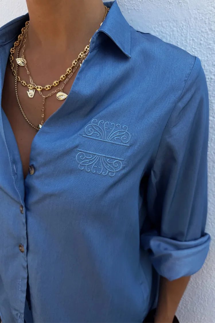 Chambray Miley Shirt Effortless Design