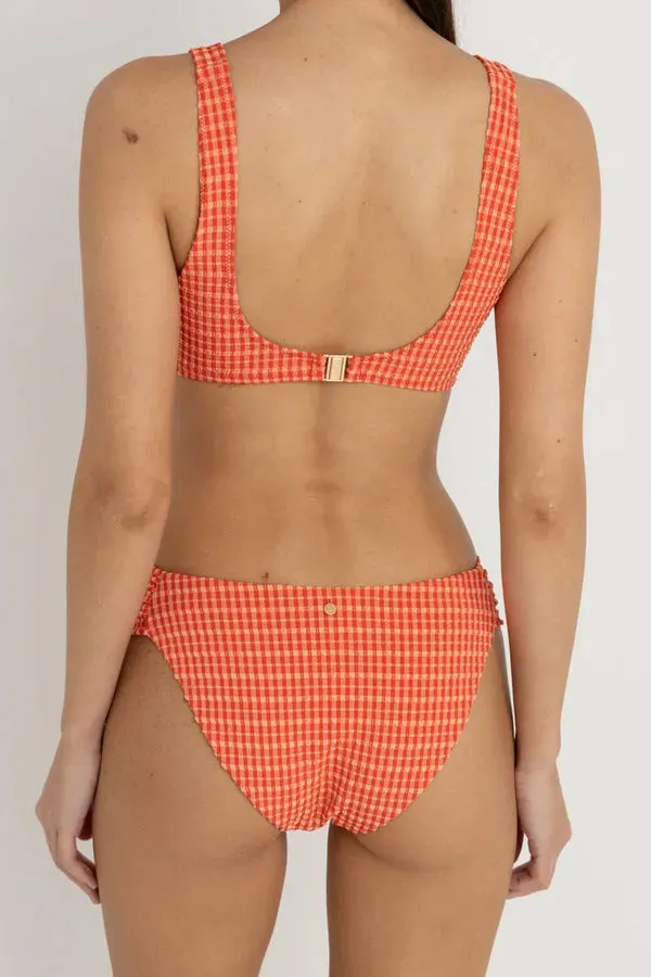 Nautical-Themes Getaway-Pack Rhythm Womens Bikini Bottoms Lola Check Soft Side Holiday