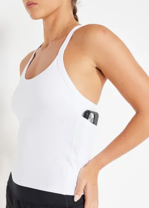 anti infantry Ribbed Cardio 2-1 Tank