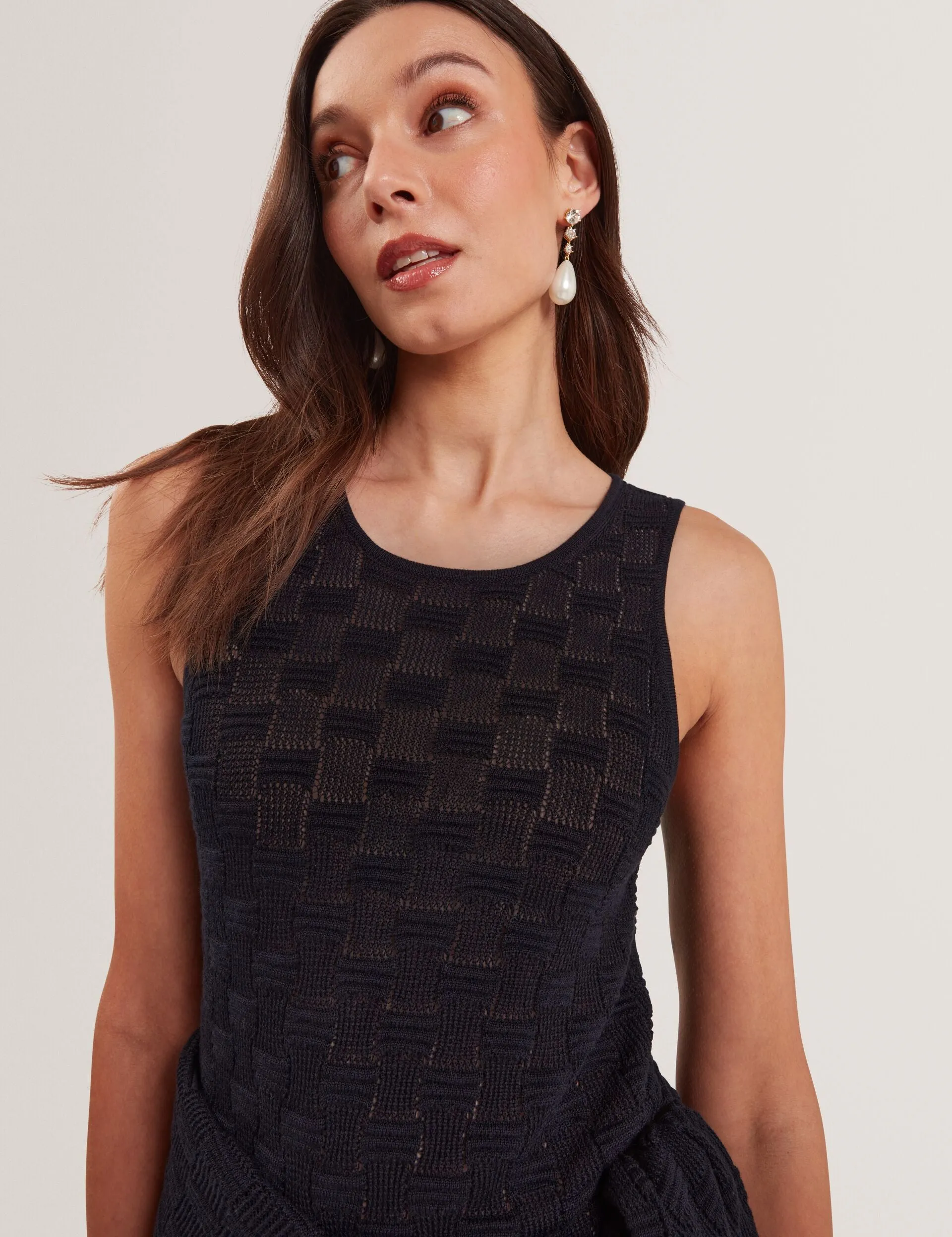 Breathable Liner Integration Water Repellent Finish YUNA | NAVY