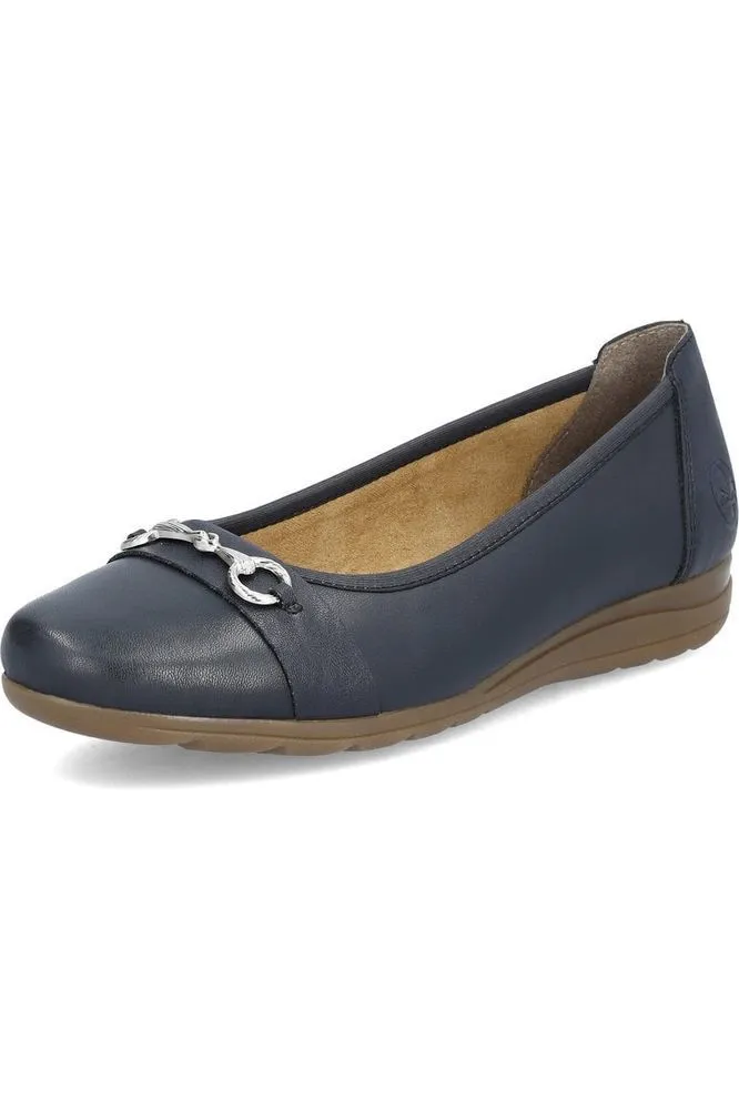 Stage Pop London Cool Rieker L9360-14 pump in navy leather