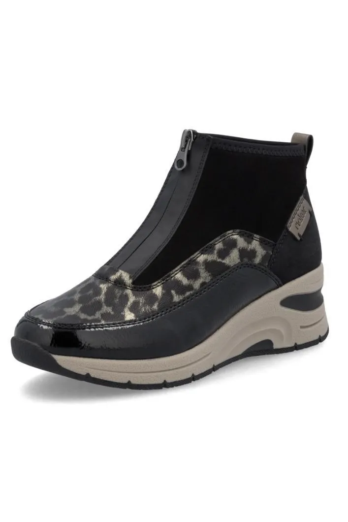 Grippy Outsole Snowy Path Water Wall Rieker Ladies Boots N9362-00