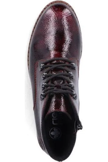 Rieker Ladies Shoes 44902-35 Bordeaux Grace Walk