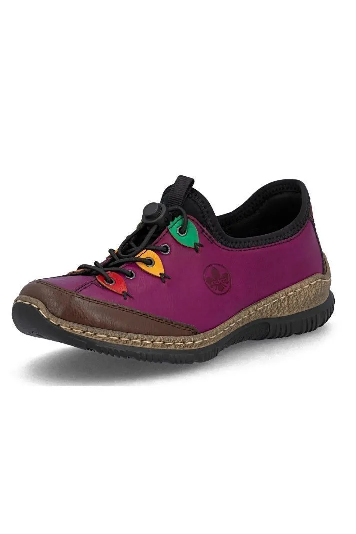 Fast pace Rieker ladies Shoes N3271-30 violet