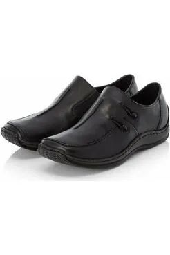 Rieker ladies slip on shoe L1751-00 Memory Foam Insert