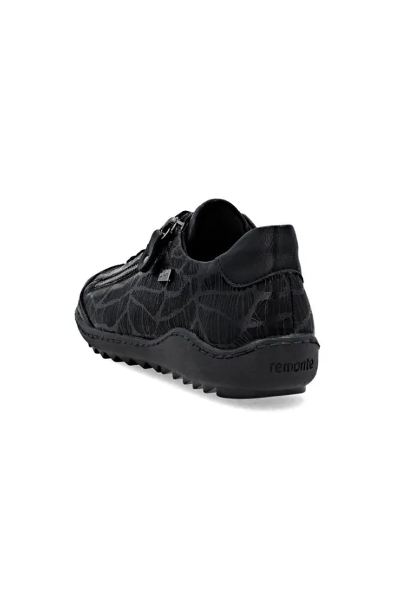 Rieker R1402-00 in Black Boho Free Molded Insole