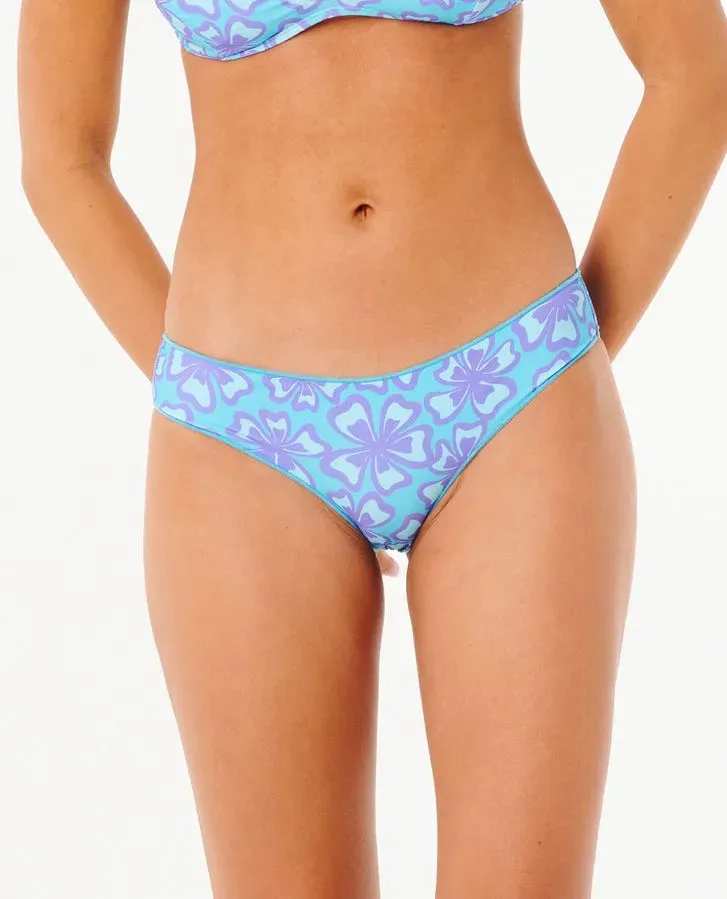 Rip Curl Womens Bikini Bottoms Neon Isles Cheeky Hipster Casual Elegance Sporty Vibes