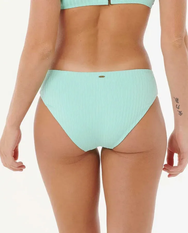 Seam Free Technology Rip Curl Womens Bikini Bottoms Premium Surf Full Coverage