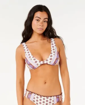 Stackable Storage Design Ocean Breeze Rip Curl Womens Bikini Top Amare Bralette