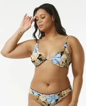 Rip Curl Womens Bikini Top Follow The Sun Bralette Shape-Retention