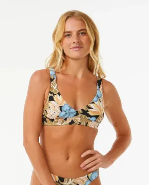 Rip Curl Womens Bikini Top Follow The Sun Crop Cutout-Design