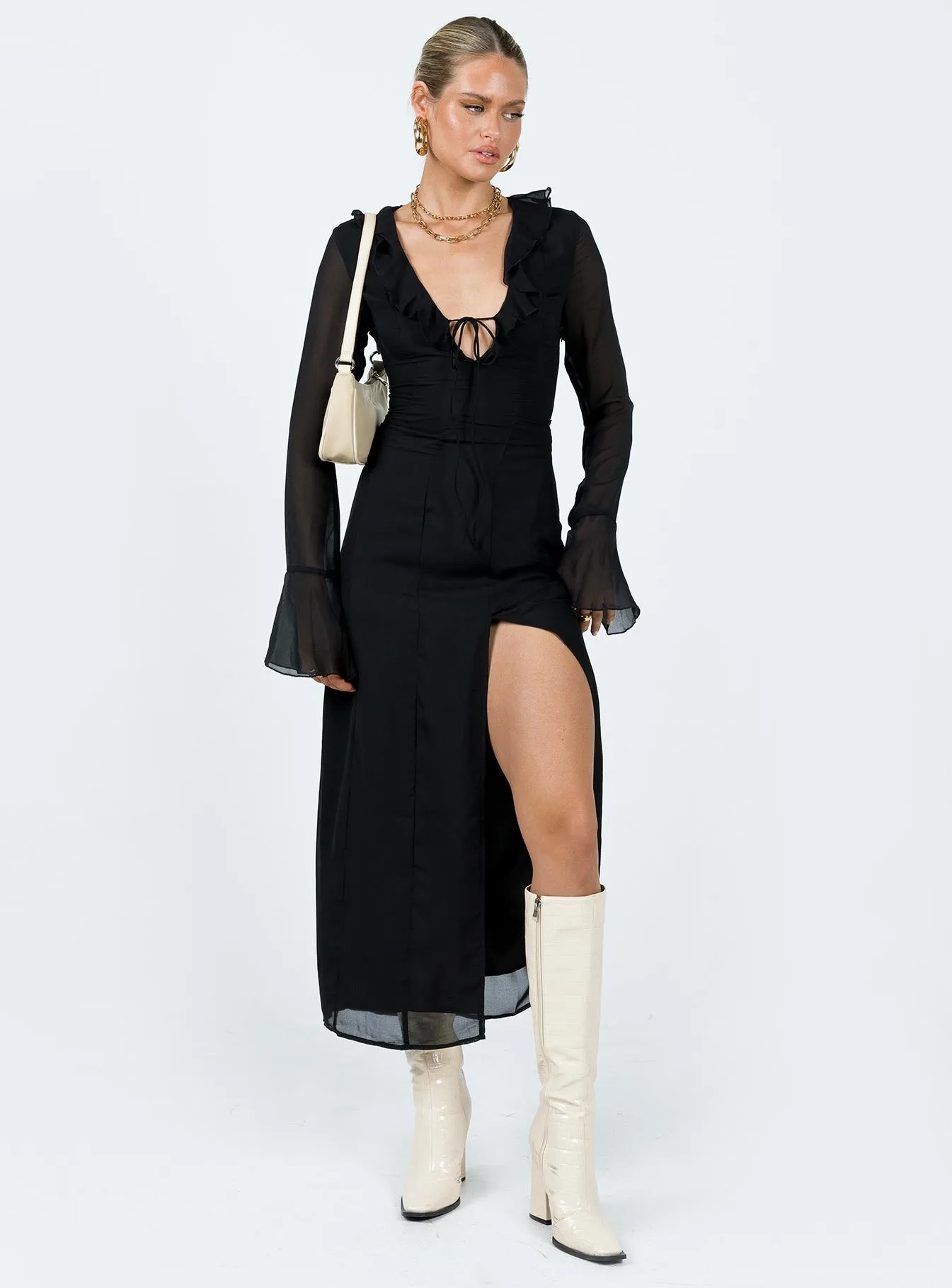 All Inclusive Rosalia Maxi Dress Black