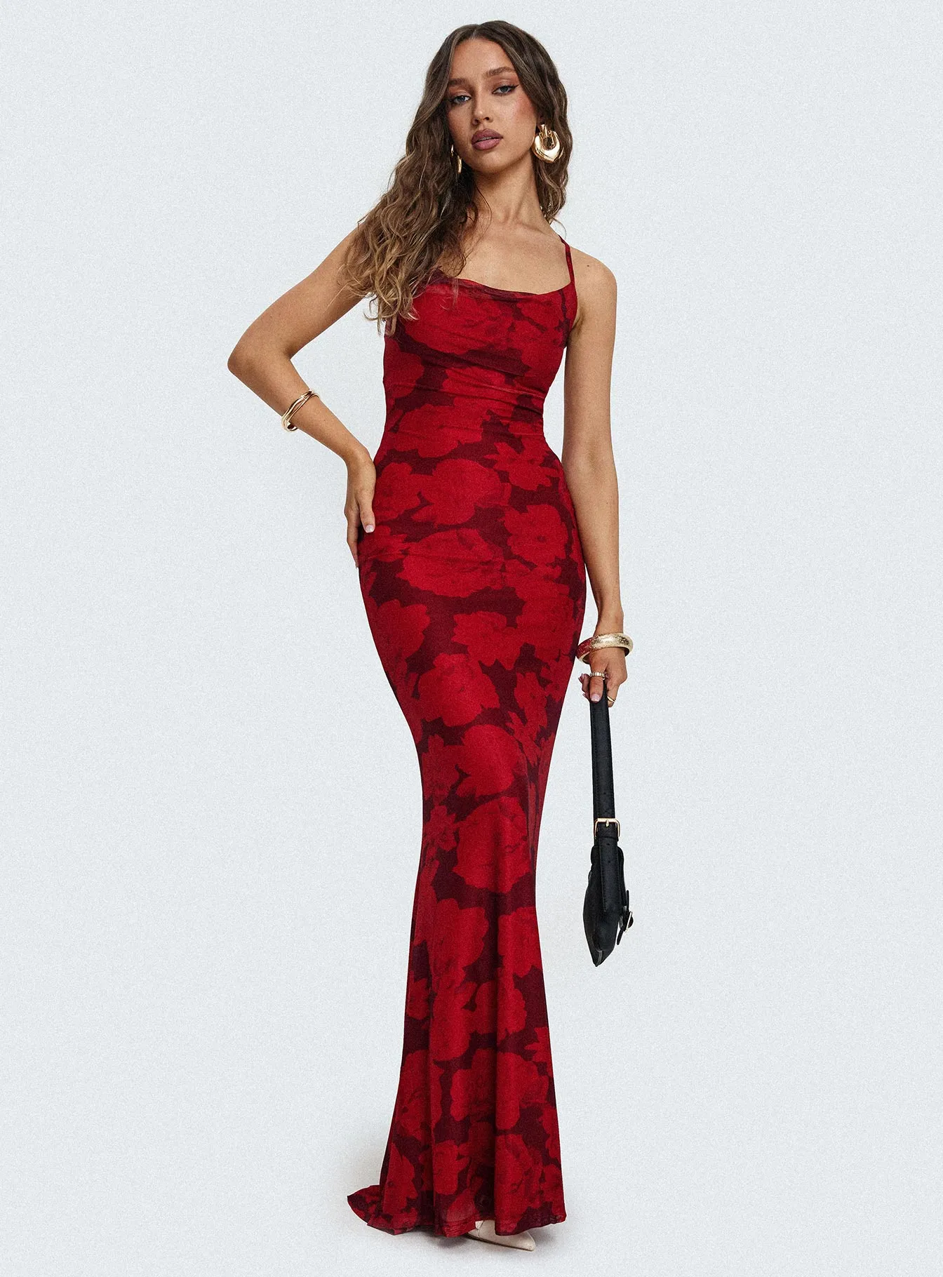 Rosarie Maxi Dress Multi Relaxed Fit Softly Structured