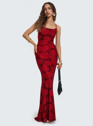 Rosarie Maxi Dress Multi Relaxed Fit Softly Structured