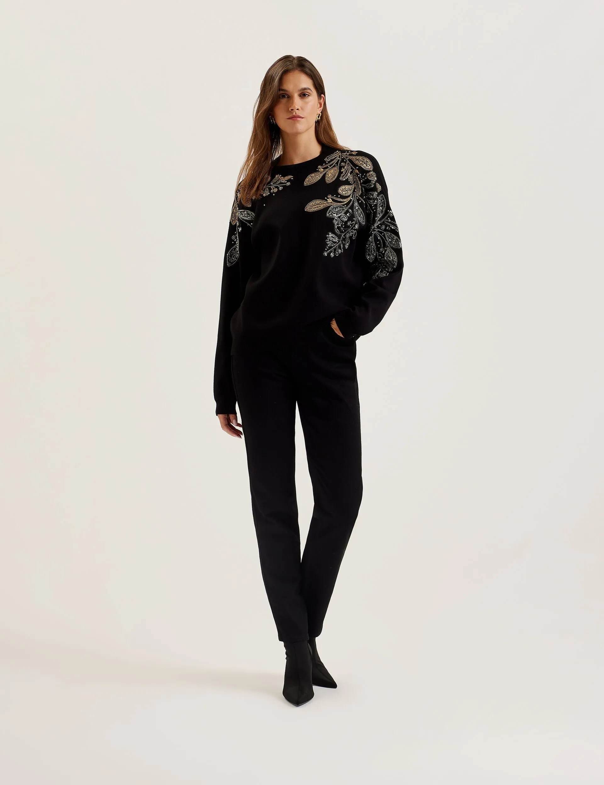 Fray Resistant Edges Reinforced Stress Points ROSMRRY | BLACK