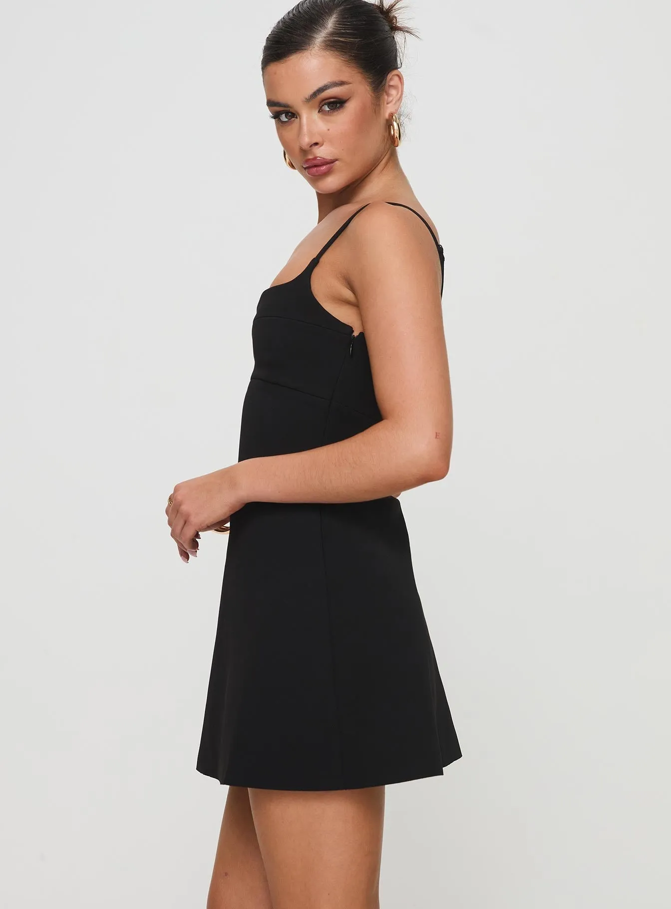 Boxy-Style Rousselet Mini Dress Black