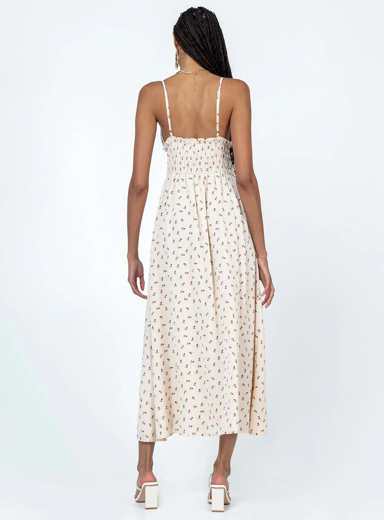 Comfy Comfort Roza Maxi Dress Beige