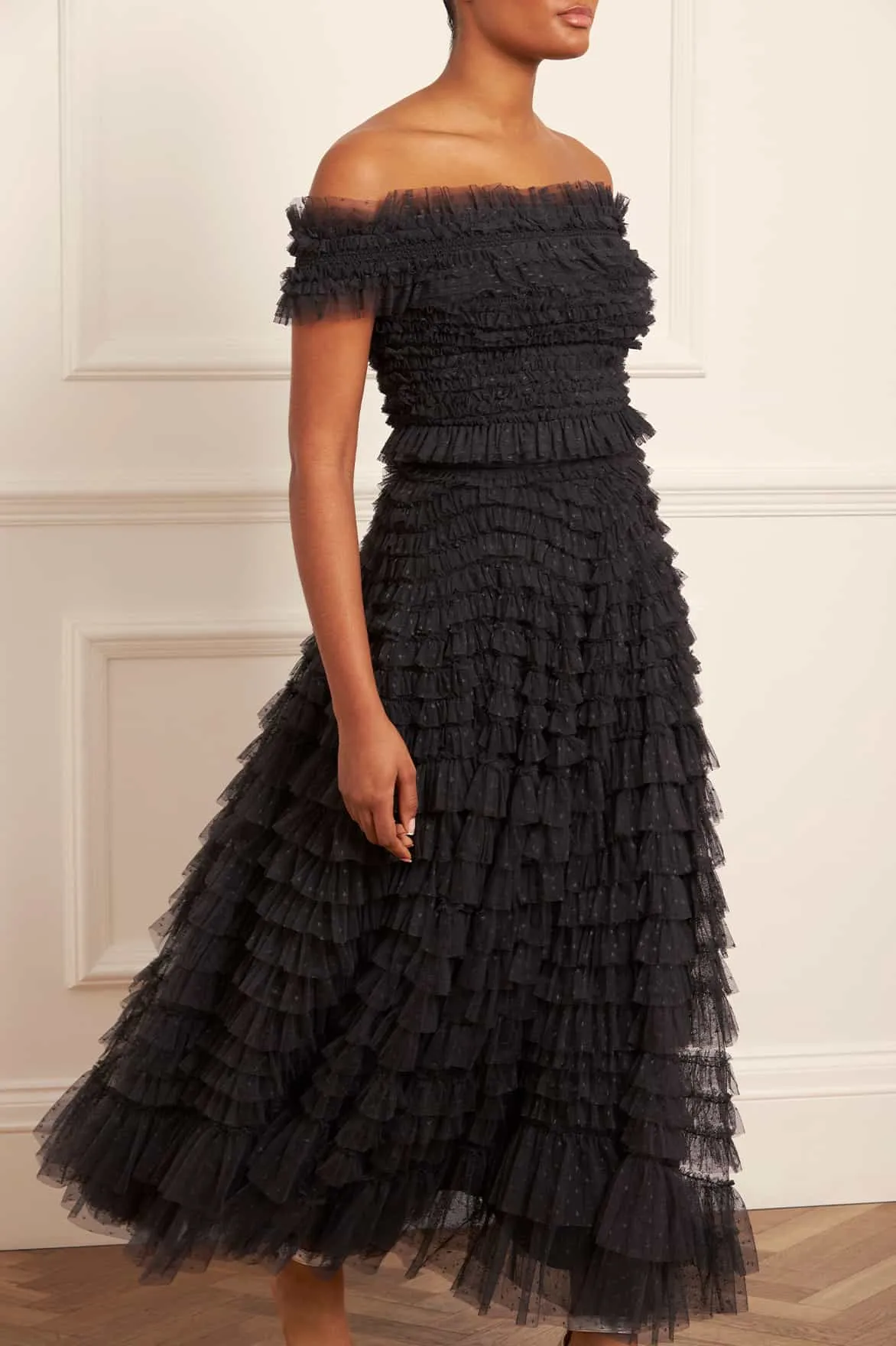 Outfit Lineup Hattie Ruffle Ankle Skirt