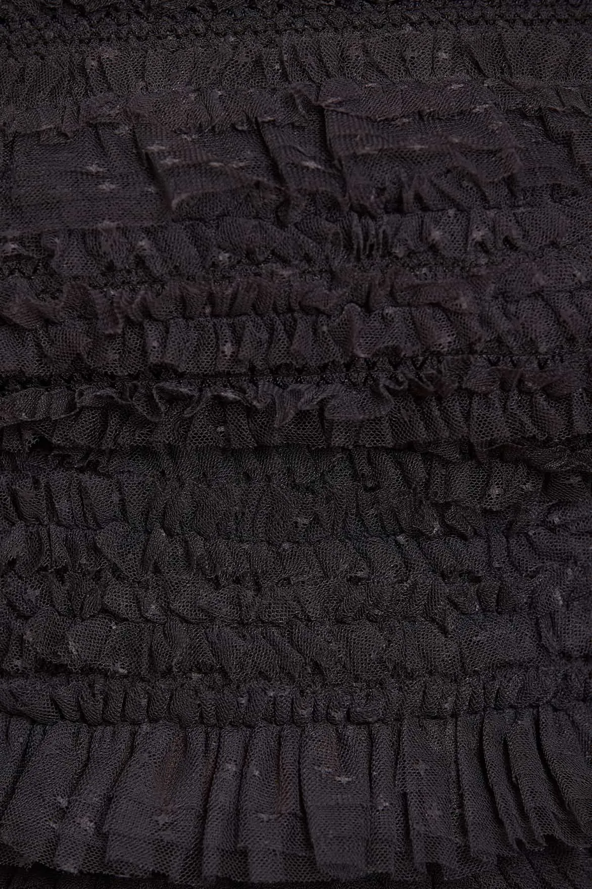 Hattie Ruffle Ankle Skirt Matte Finish