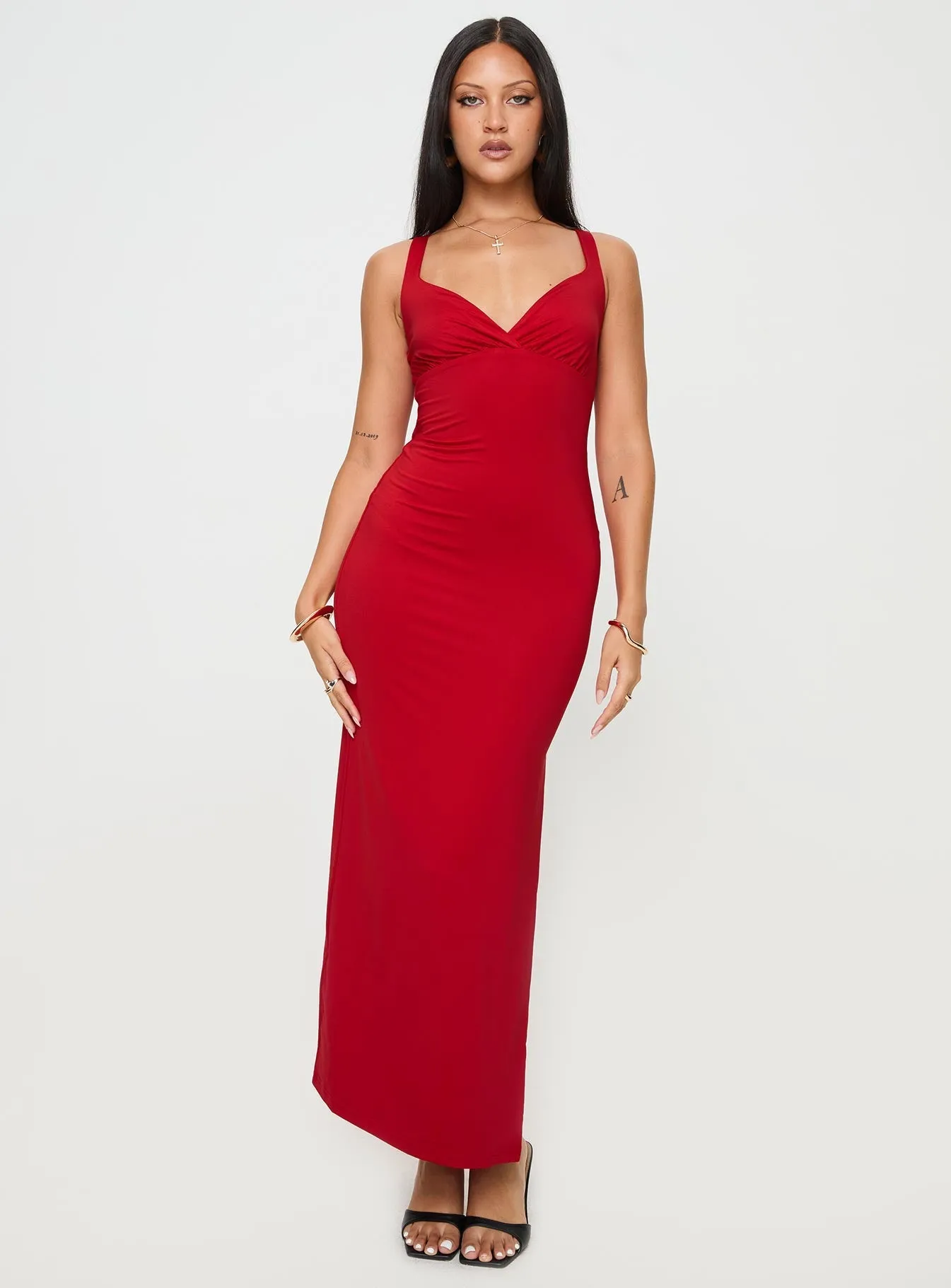 Free Step Wandella Maxi Dress Red
