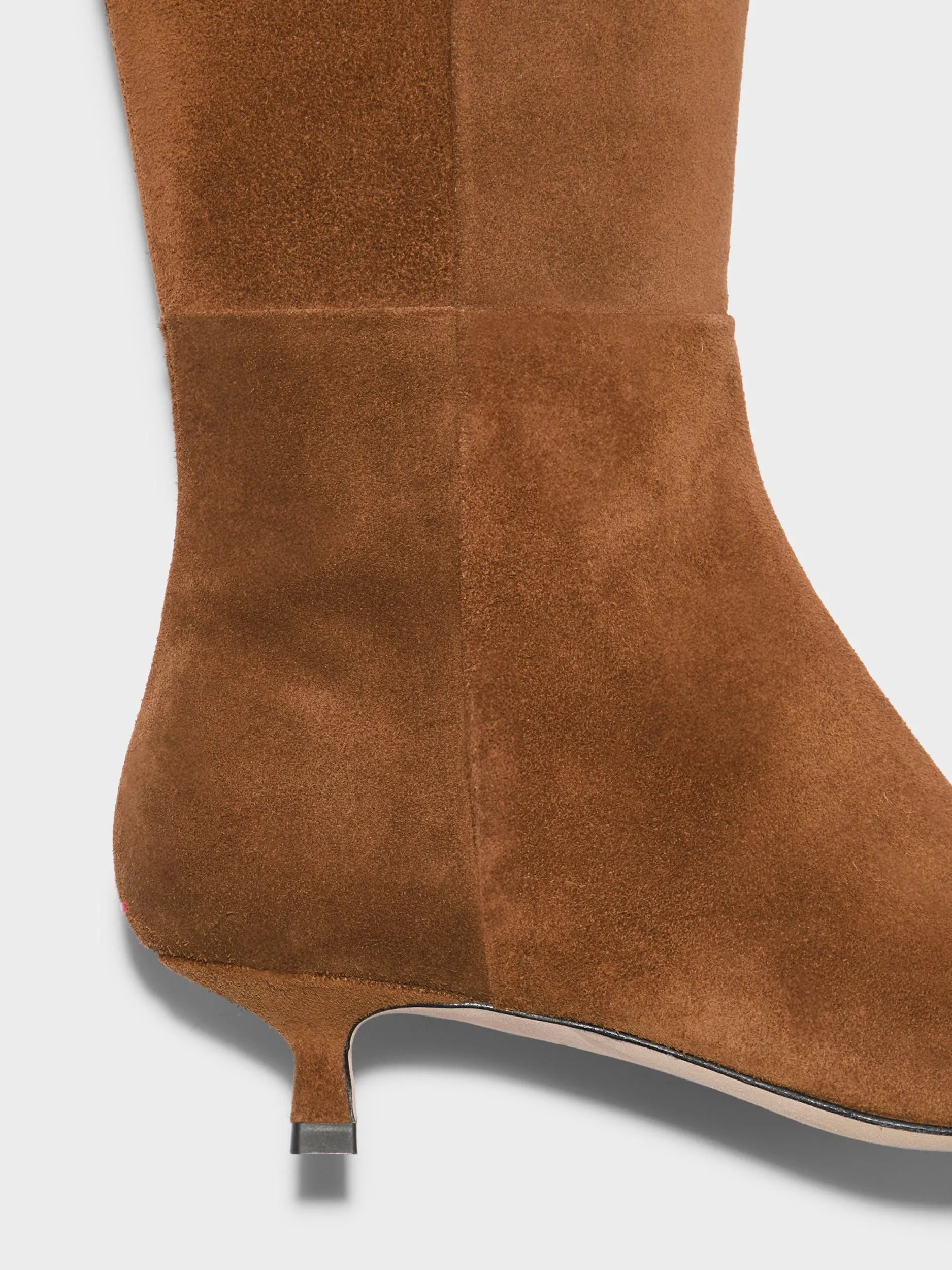 Sabrina Suede Knee-High Boots Tokyo Mode Quick Drying Urban Commute