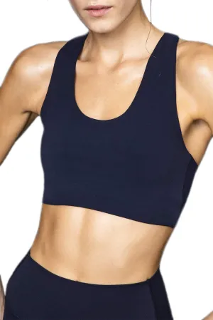 Cropped fit Thin Straps Sara Airweight Bra, Indigo