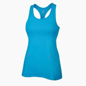 small scale projects Efficiency - maximized ZAAZEE Alana Racer-back Fitness Vest-Brazen Aqua Blue