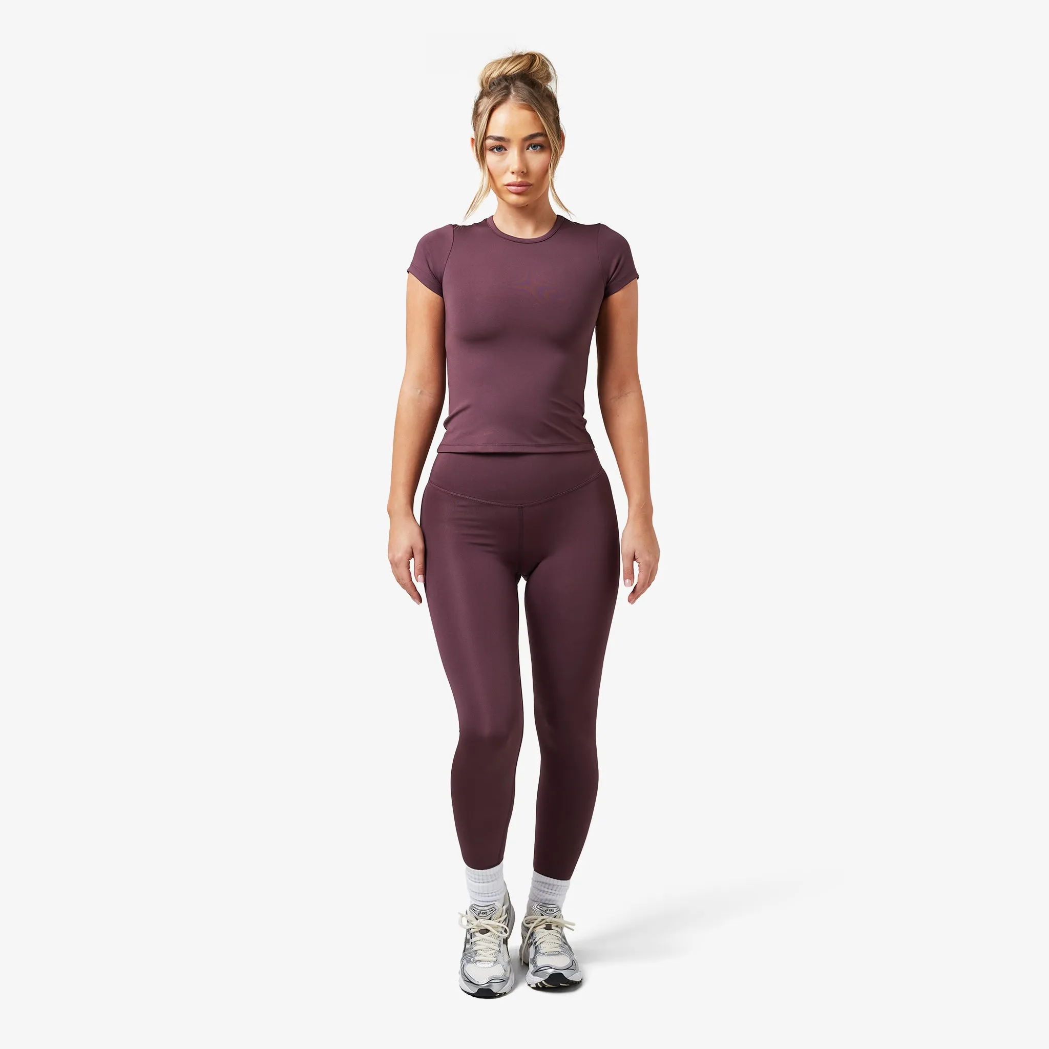 Second Skin Crop Top | Dark Cherry Stylish Layer Mind Ease