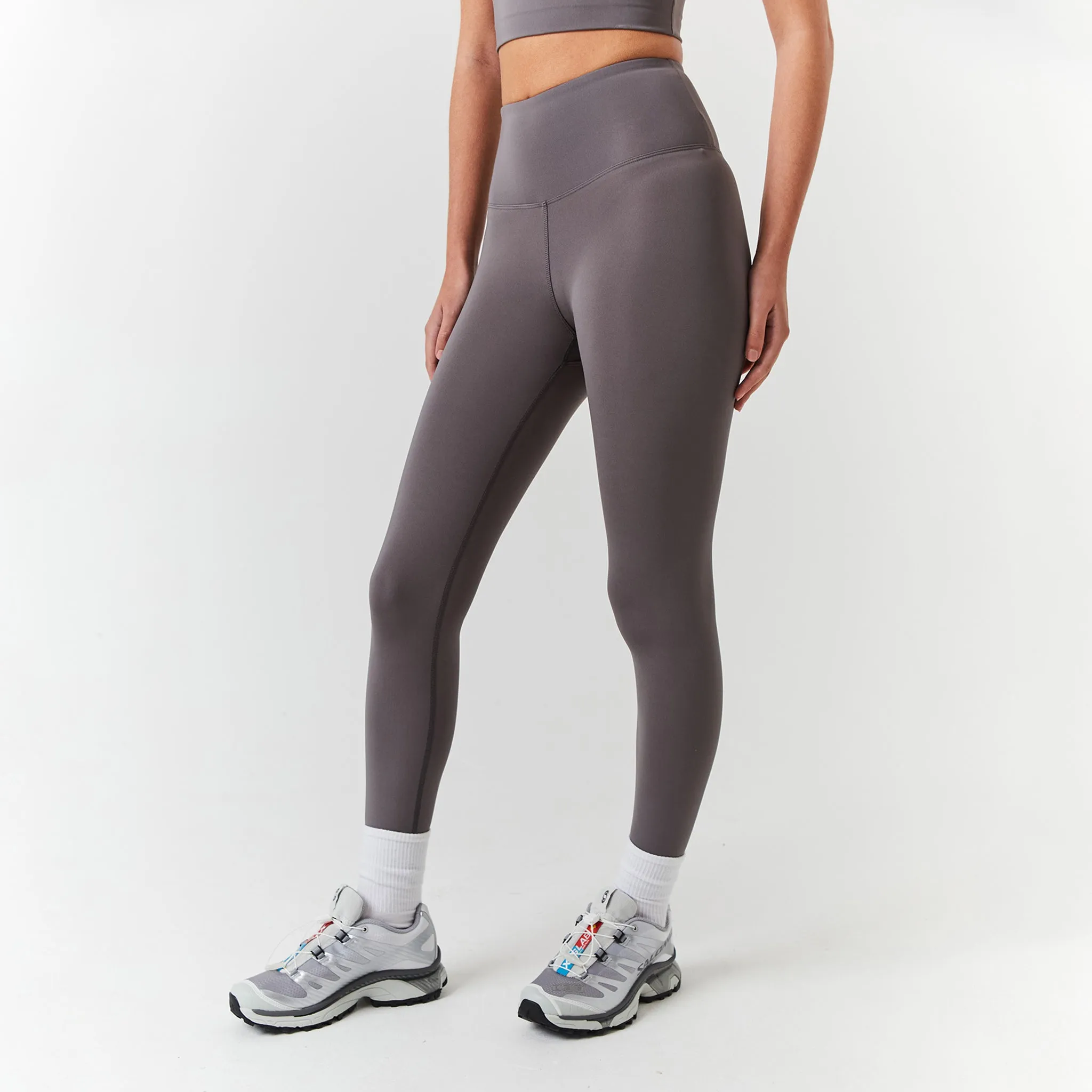 Anti Pilling Finish Core Fitwear Second Skin Legging | Grey