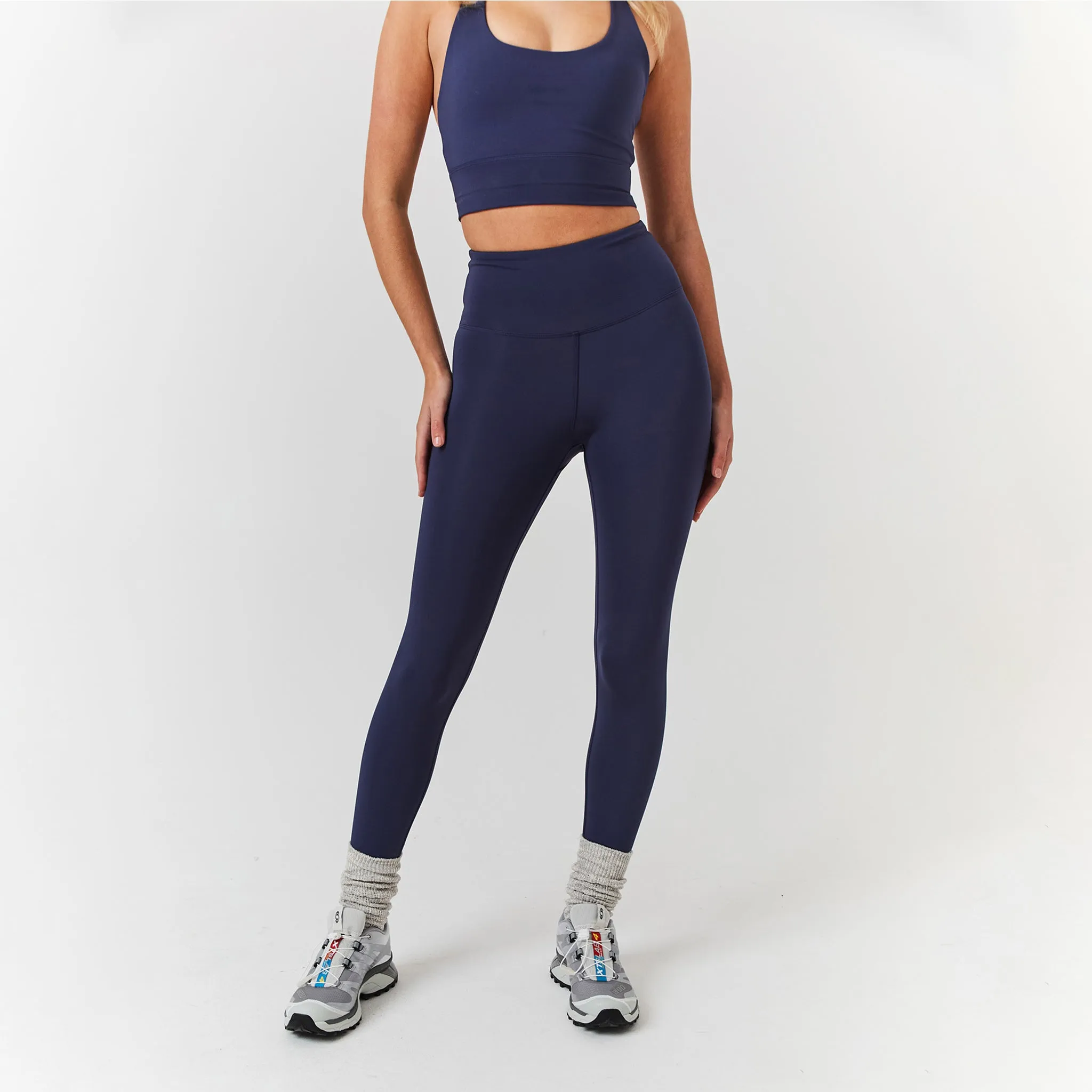 Mountain Hike Eco Shopper Athletic Performance Second Skin Legging | Midnight Blue