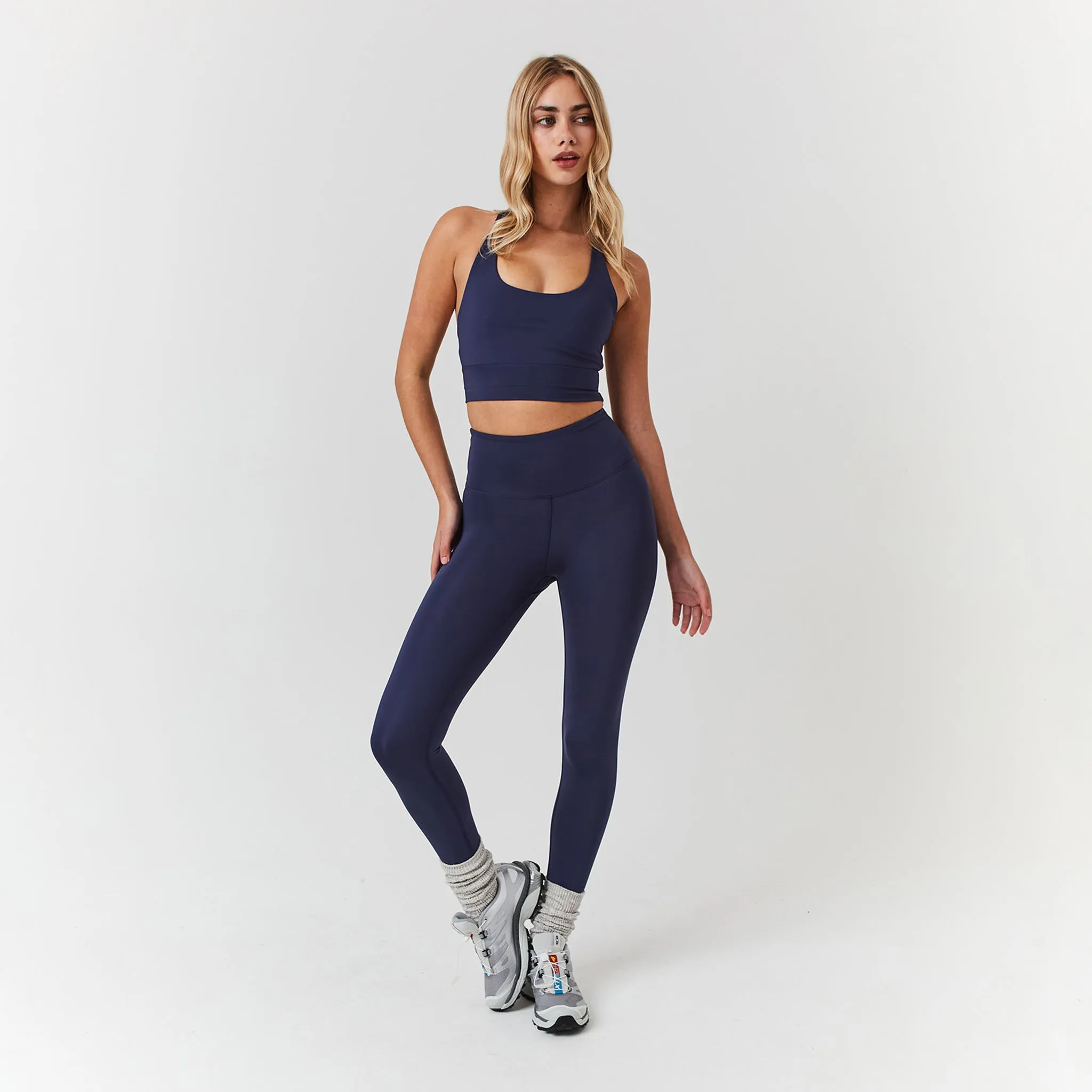 Second Skin Legging | Midnight Blue Flexible Wear Park Run
