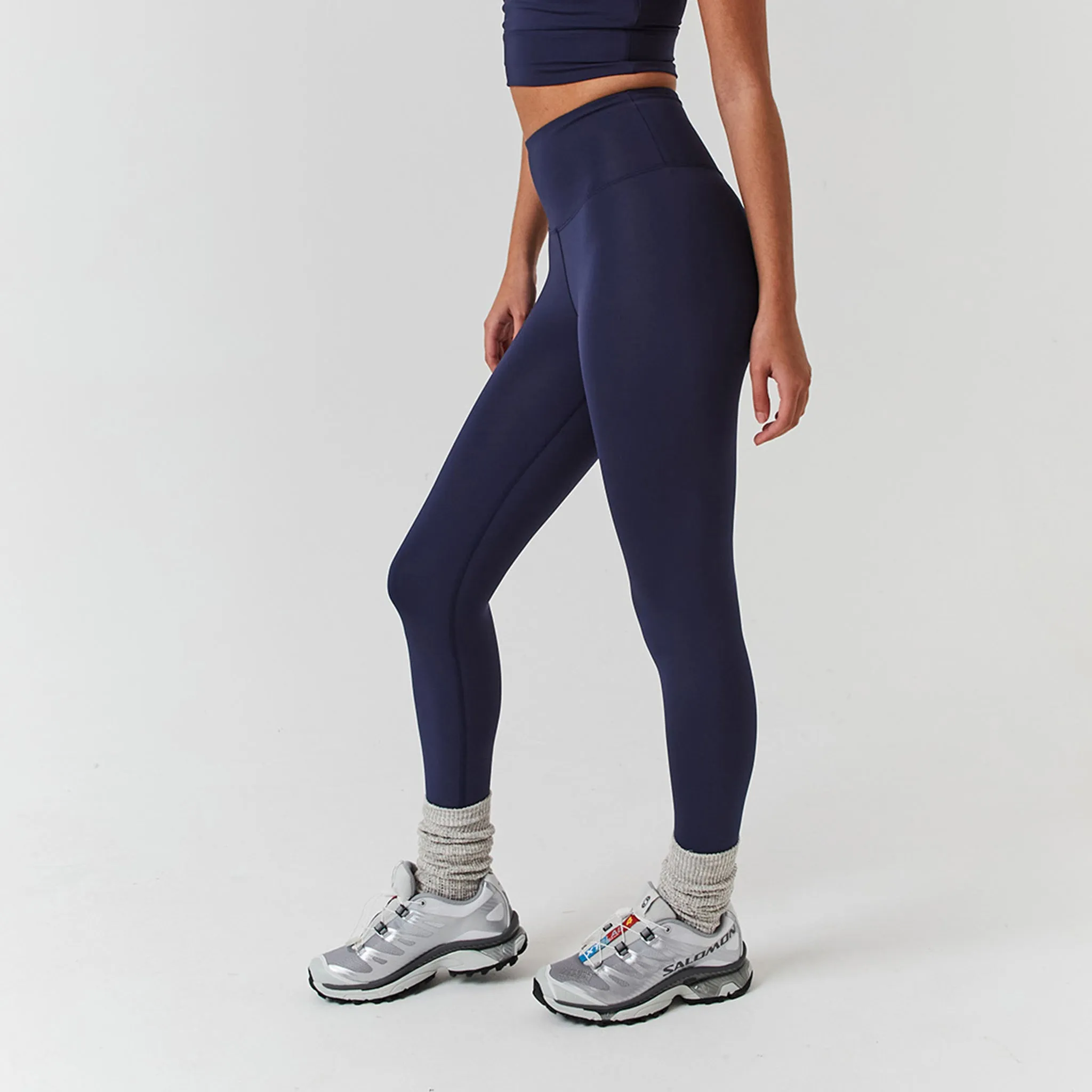 Travel Outfit Beginner Level Maximum Comfort Second Skin Legging | Midnight Blue