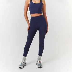 Mountain Hike Eco Shopper Athletic Performance Second Skin Legging | Midnight Blue