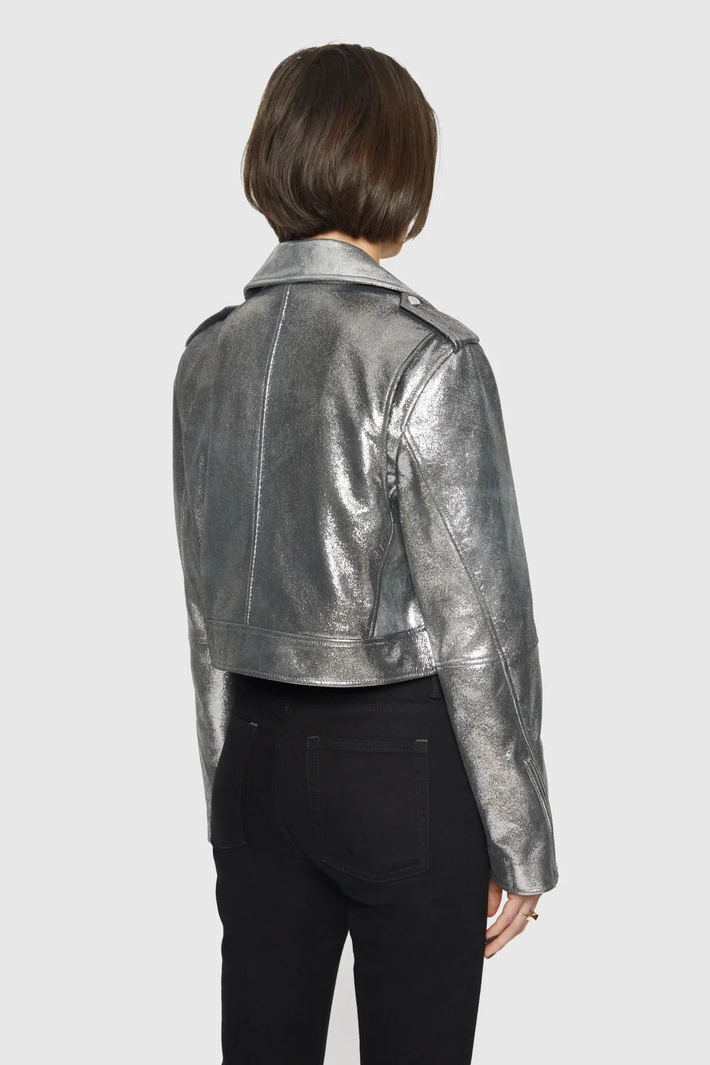 fall season Cropped Jett Moto Jacket