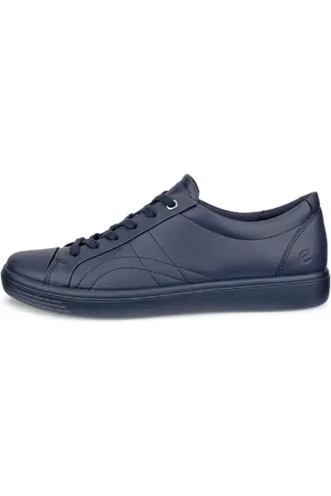 Fur Trim ECCO Classic Sneaker 218613-01038 in Navy