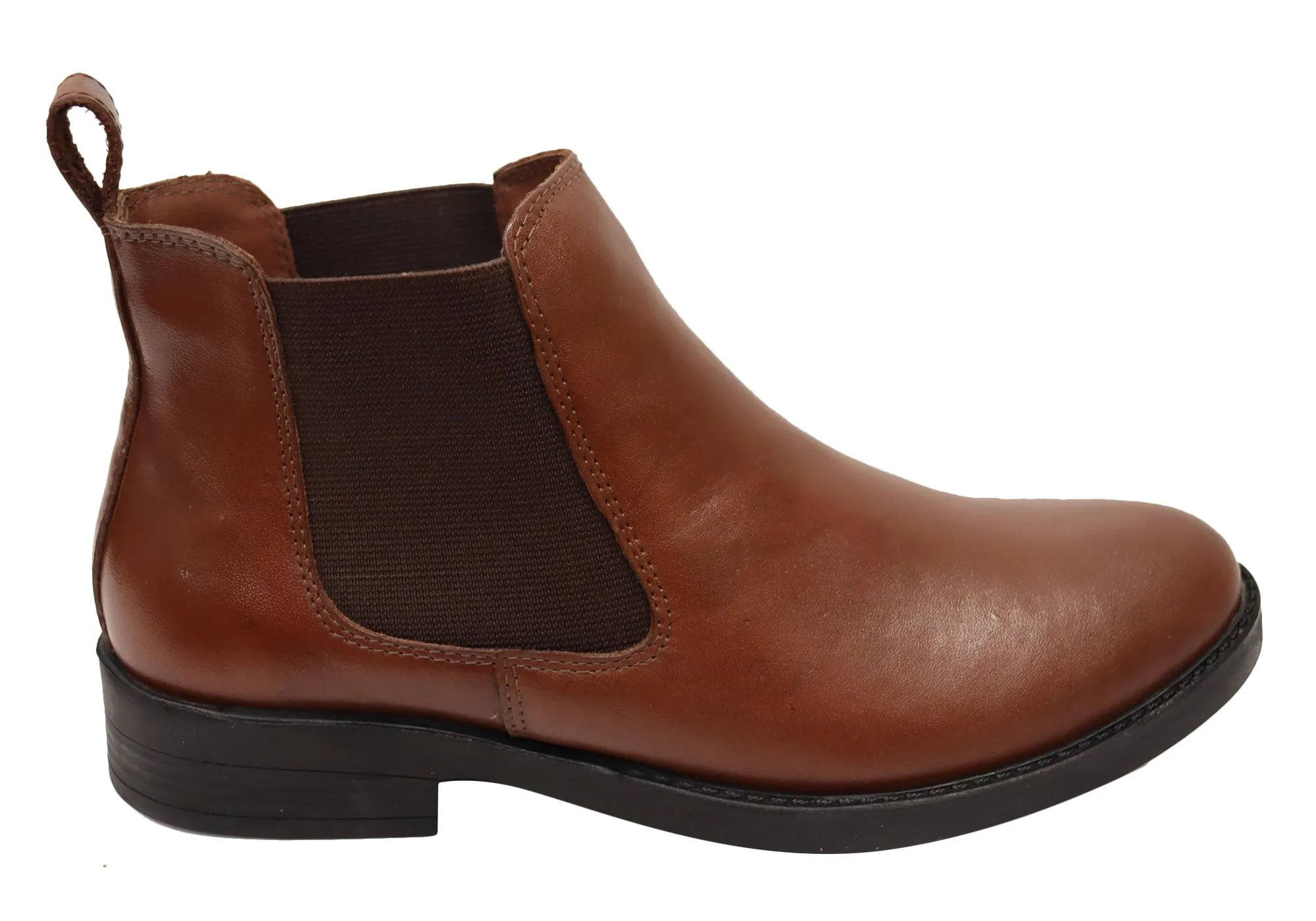 Slip   Resistant Lug Stylish Footwear Via Paula Meredith Womens Comfortable Brazilian Leather Ankle Boots
