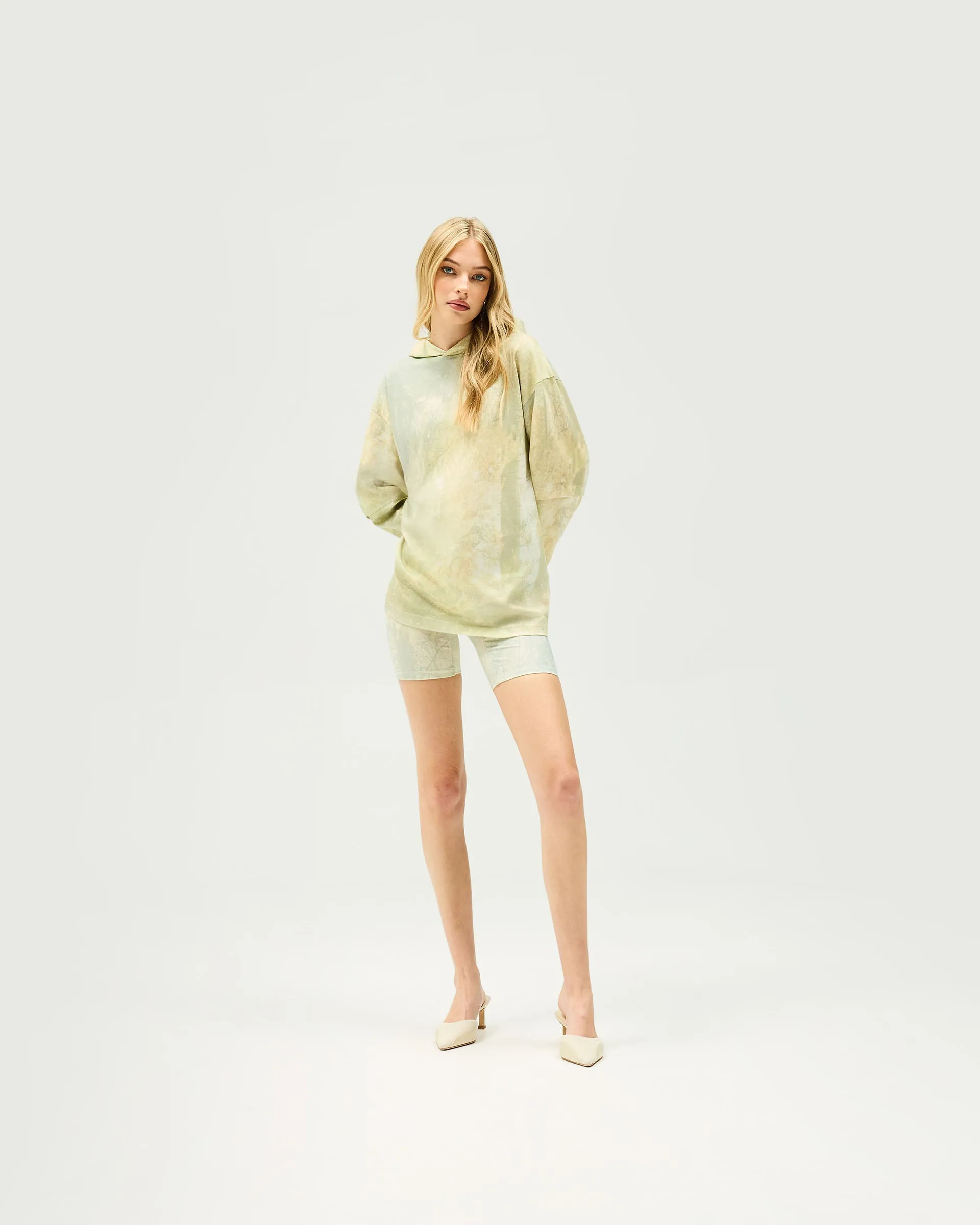 Hideaway Bike Short - Forest Print Light Flex Wear Dynamic Tension Control