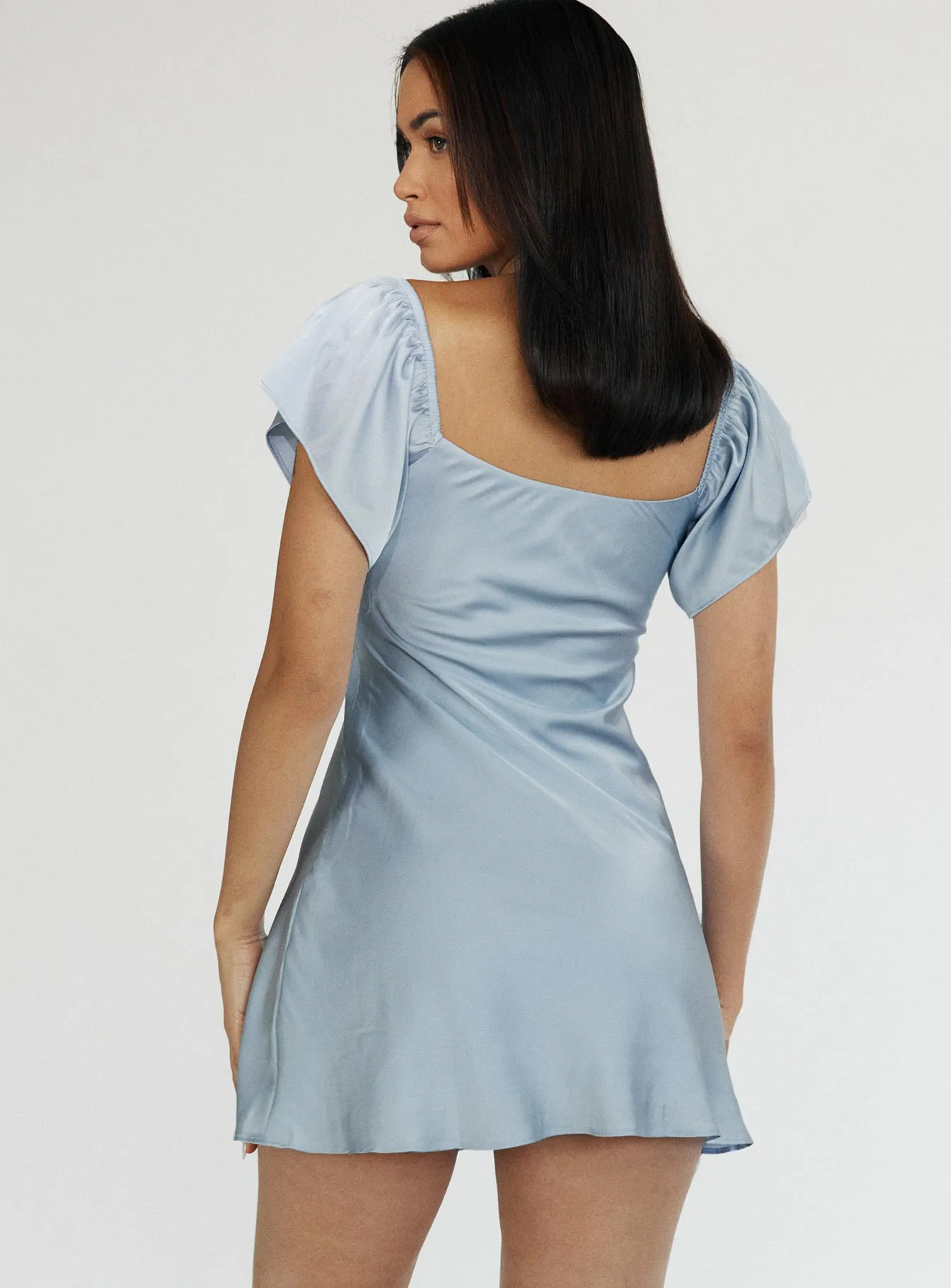 Isabel Mini Dress Blue Basic essential